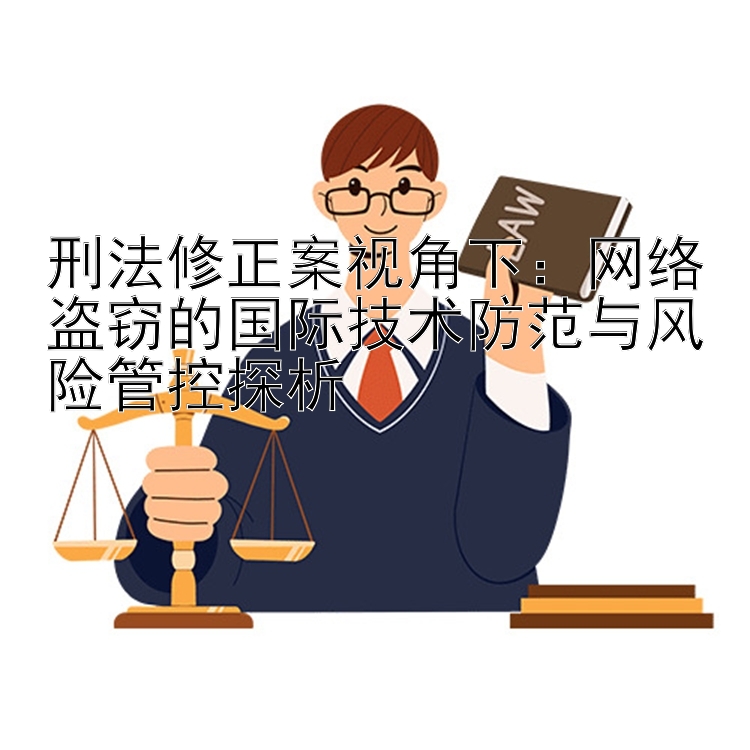 刑法修正案视角下：网络盗窃的国际技术防范与风险管控探析